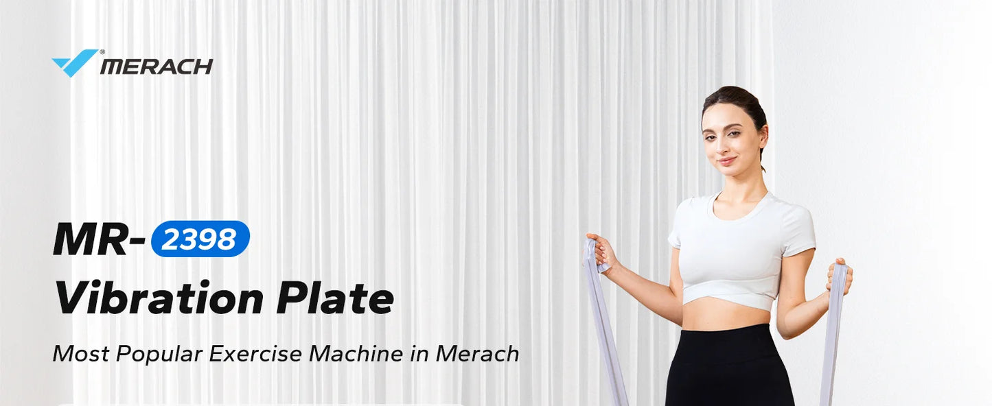 MERACH Vibration Plate Exercise Machine For Whole Body Workout