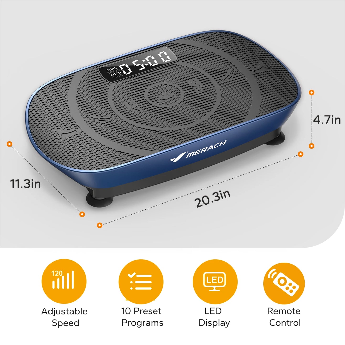 MERACH Vibration Plate Exercise Machine For Whole Body Workout