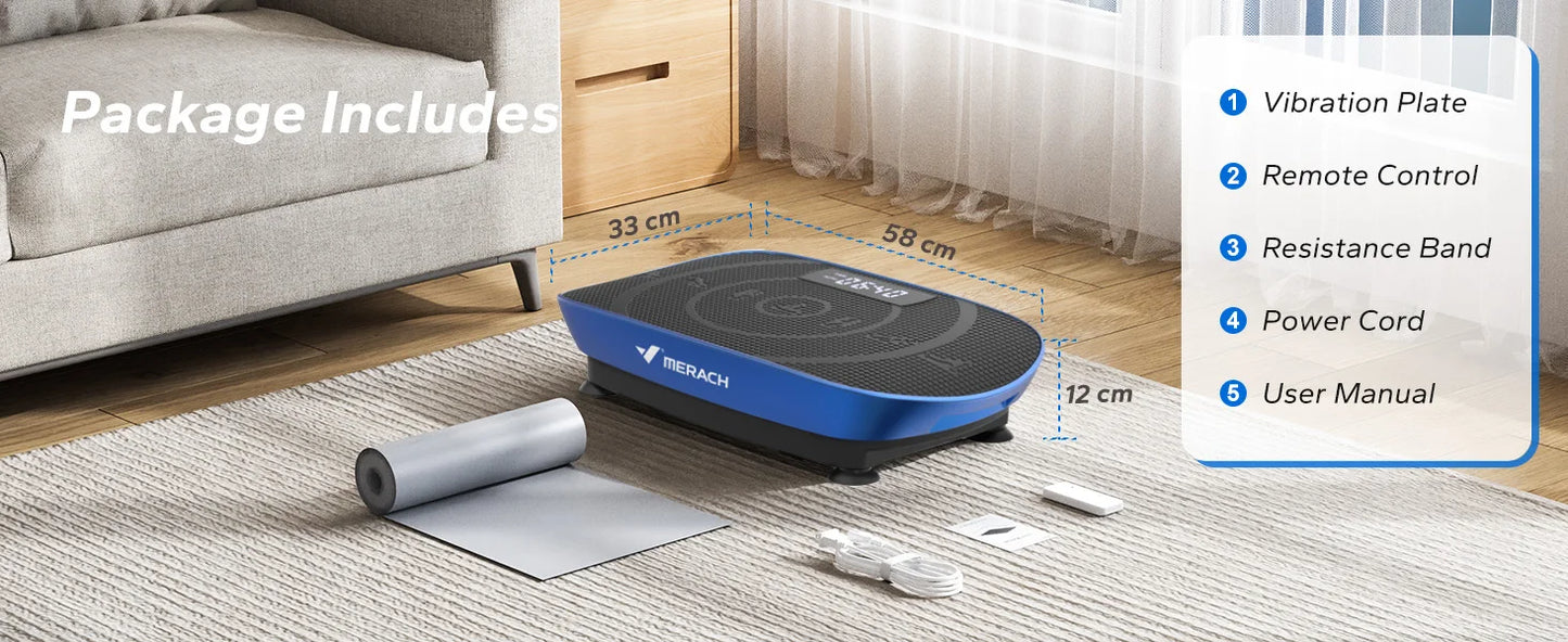 MERACH Vibration Plate Exercise Machine For Whole Body Workout