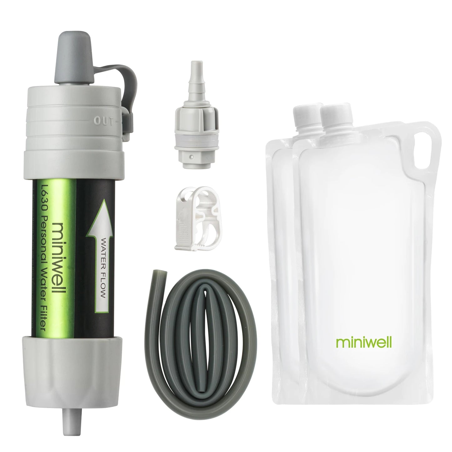 Miniwell L630 Personal Camping Water Filter Straw For Drinking Water
