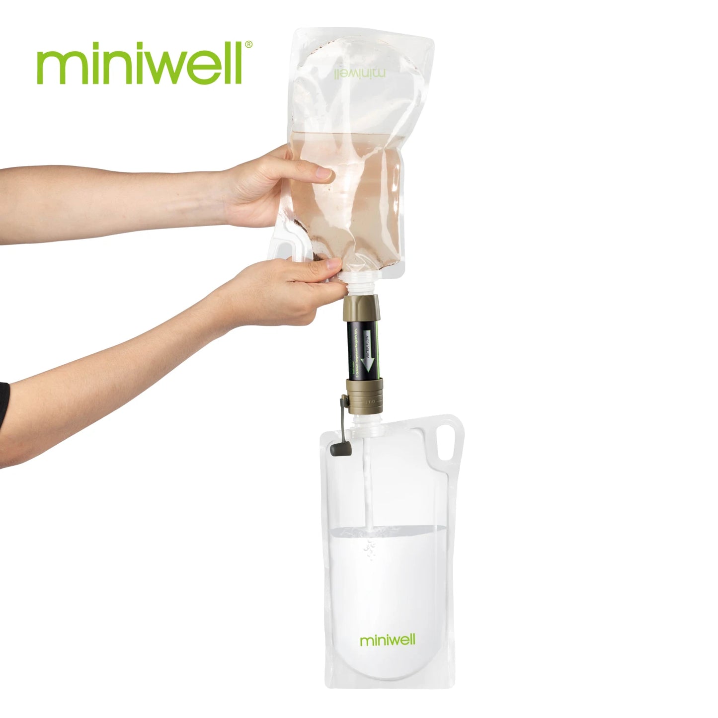 Miniwell L630 Personal Camping Water Filter Straw For Drinking Water