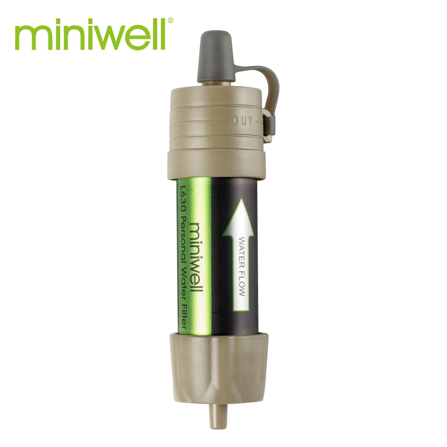 Miniwell L630 Camping Straw Water Filter For Drinking