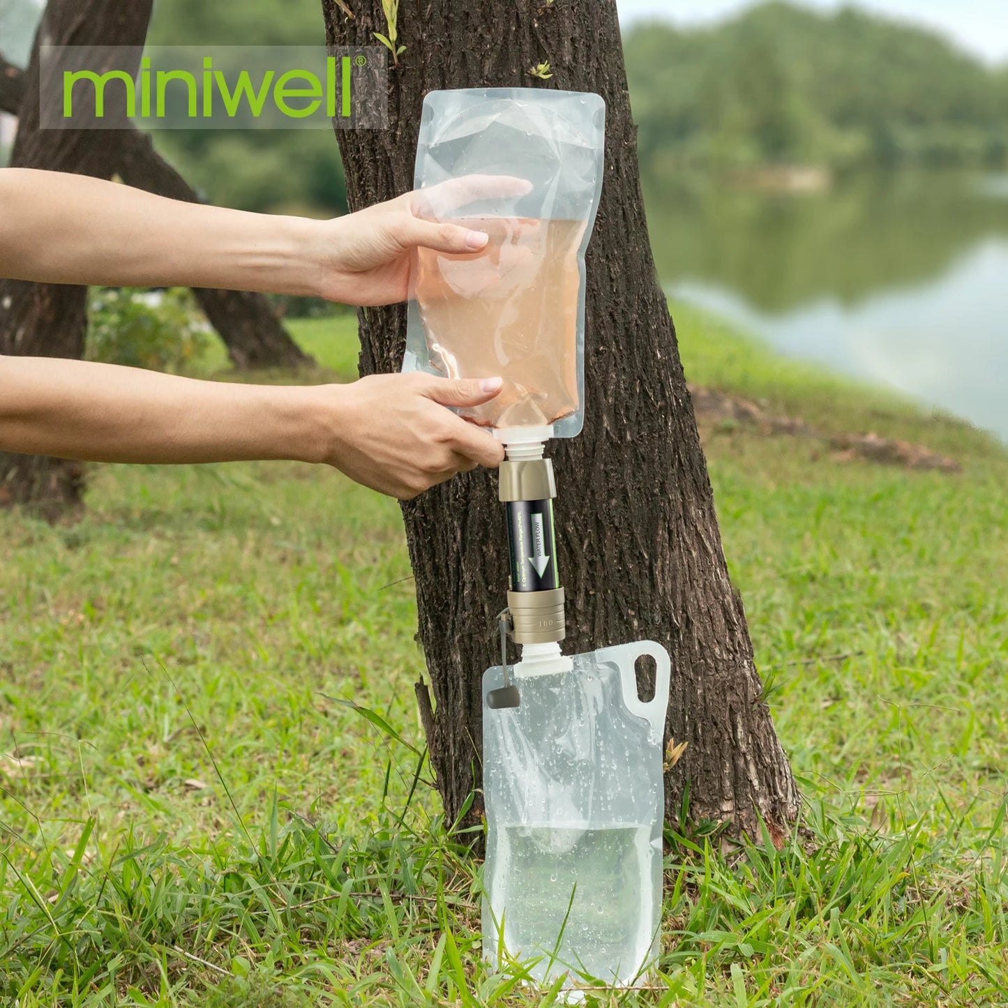 Miniwell L630 Camping Straw Water Filter For Drinking