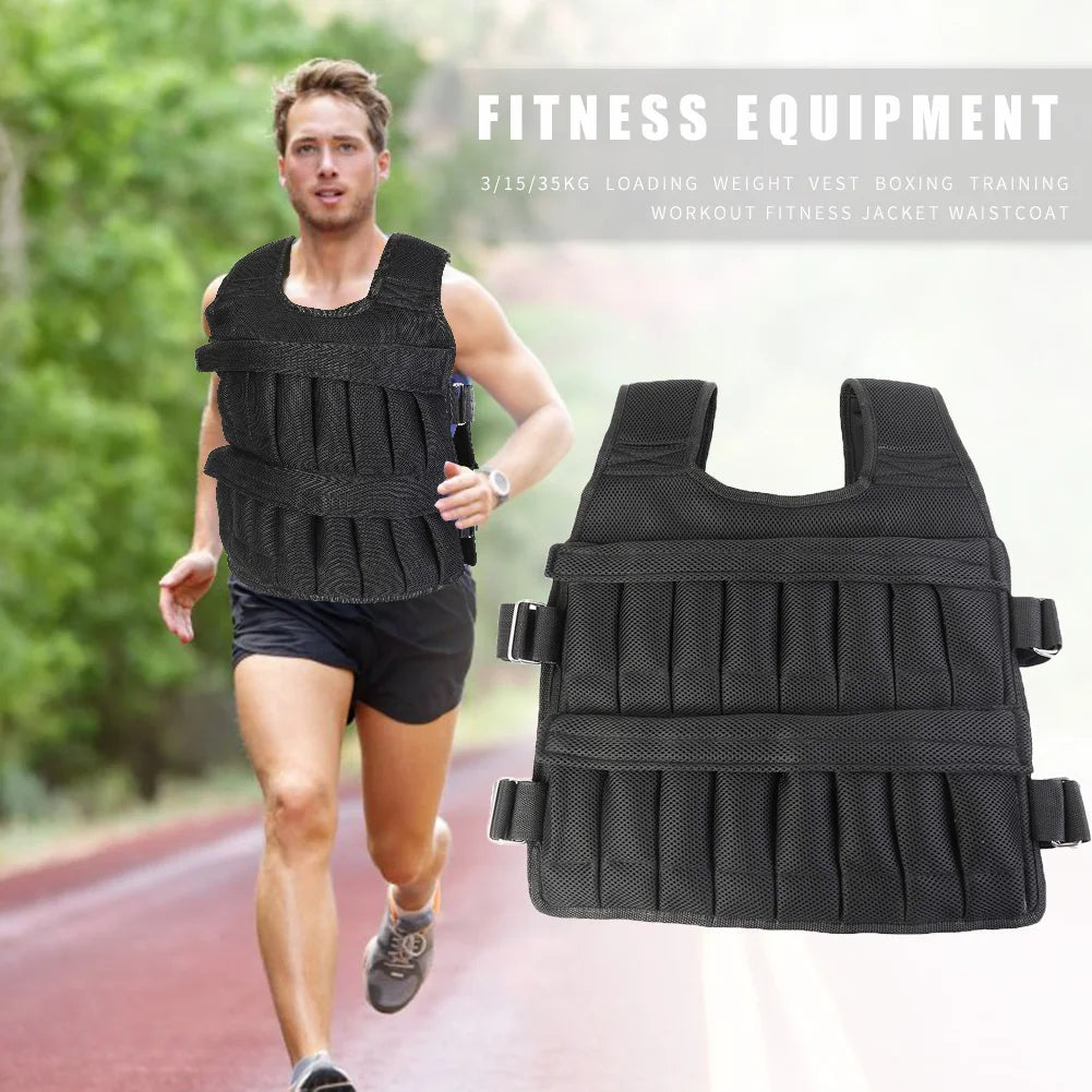 VKTECH Loading Weighted Vest For Running And Boxing Training