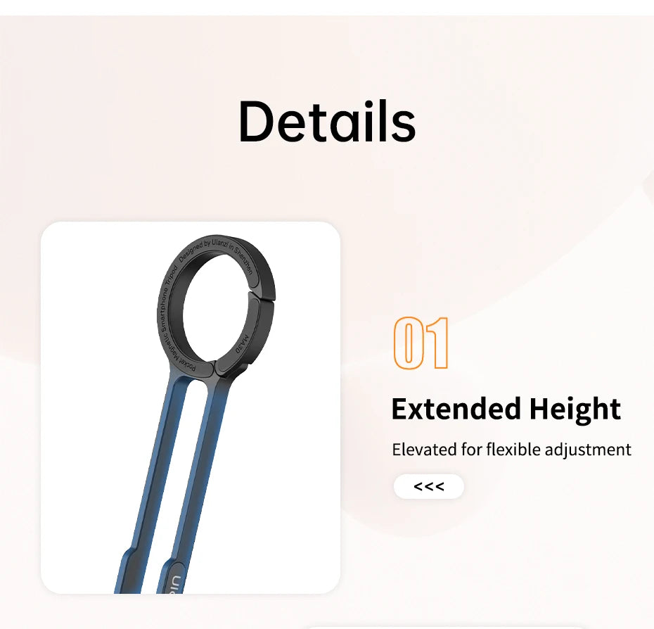 Ulanzi MA30 Carabiner Mounted Phone Tripod Desk Mount