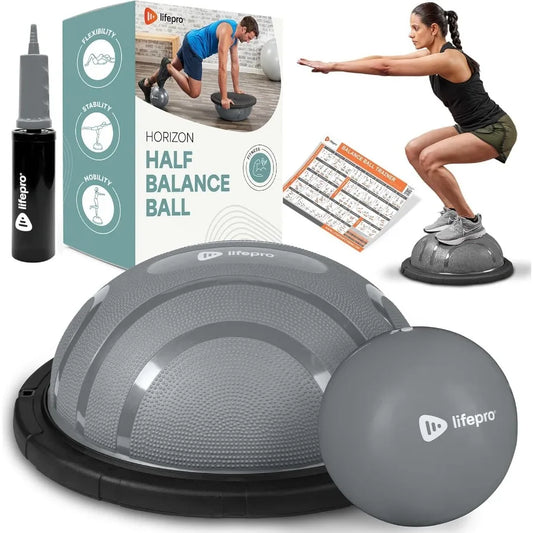 XMSJ Half Balance Ball Trainer for Stability Ball Workouts