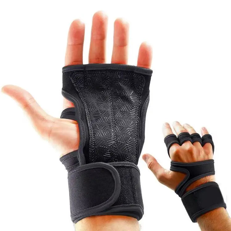 Hign-concerned Weightlifting Gloves Crossfit Palm Guard
