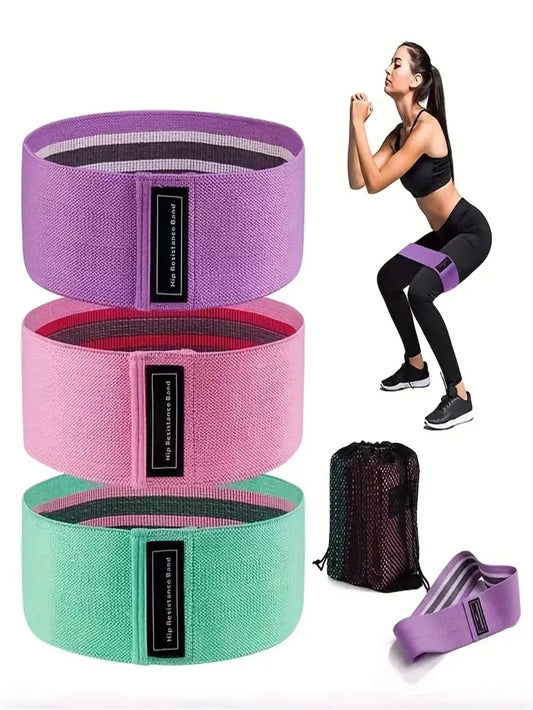 Pilates Yoga Elastic Resistance Bands For Booty Legs